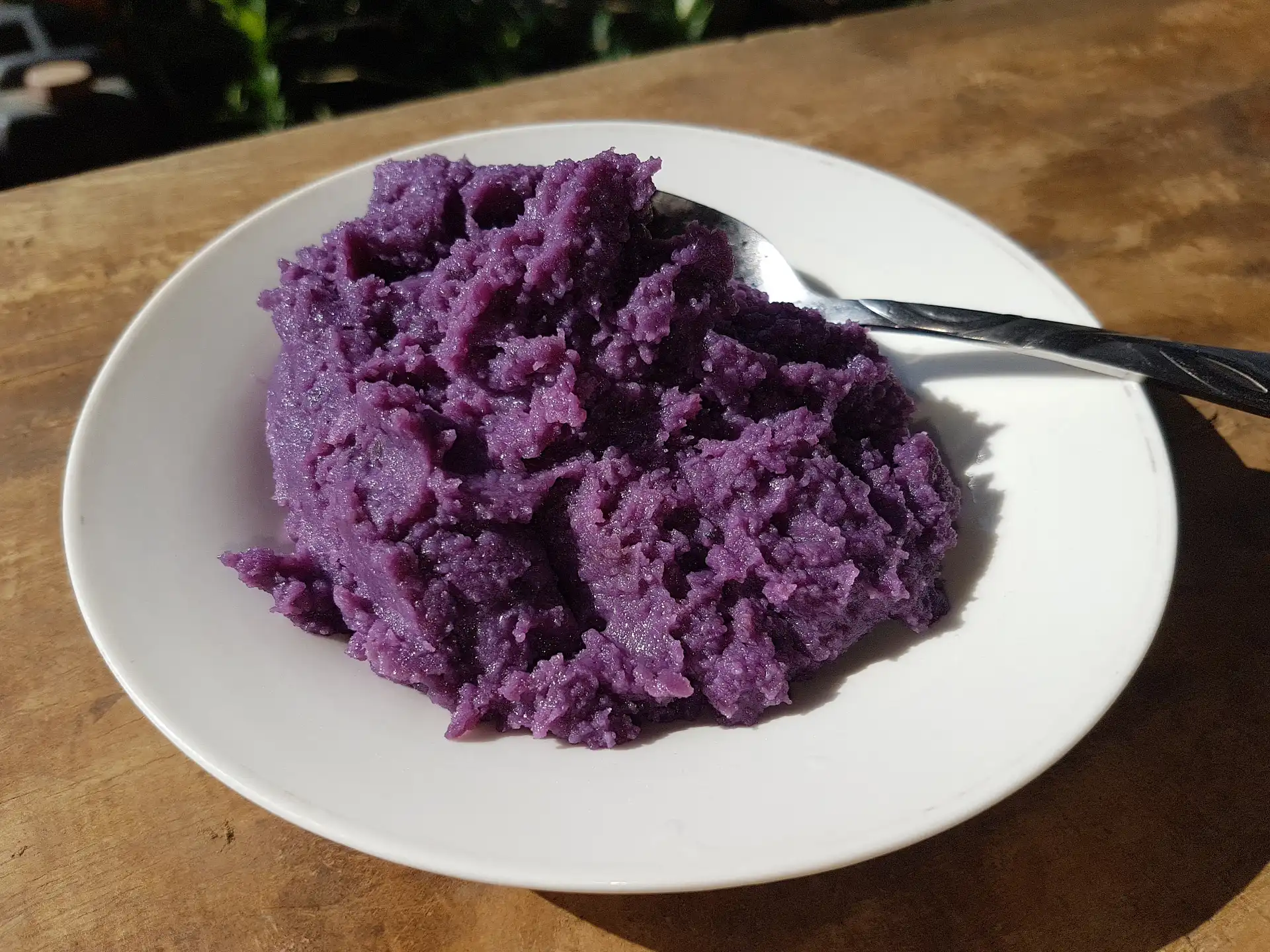 A bowl of ube halaya, the processed jam product the Philippines has a formal national standard for